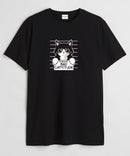 Bad cattitude - Round Neck T-shirt