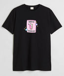Book on world off  - Round Neck T-shirt