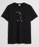 Eminem singing art - Round Neck T-shirt