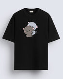 Peach and goma - Oversized T-shirt