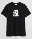 Purr-fect brew - Round Neck T-shirt