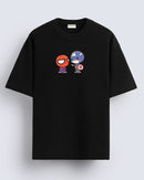 Spidey and captain - Oversized T-shirt